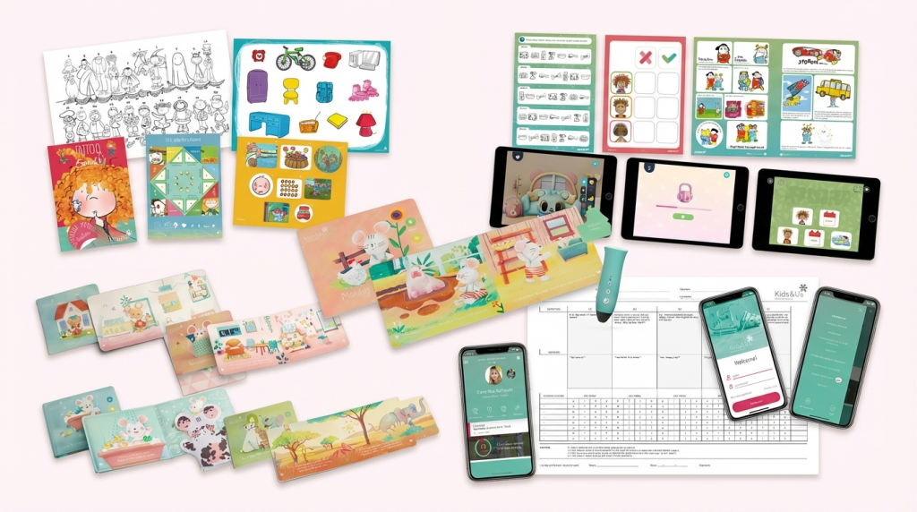 Kids&Us 教材と学習プログラム